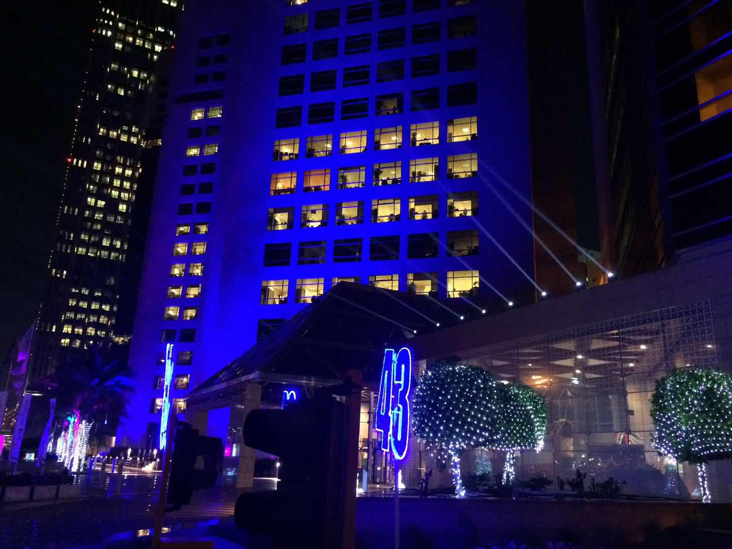 LED Lighting Solution Case for Dubai Architecture