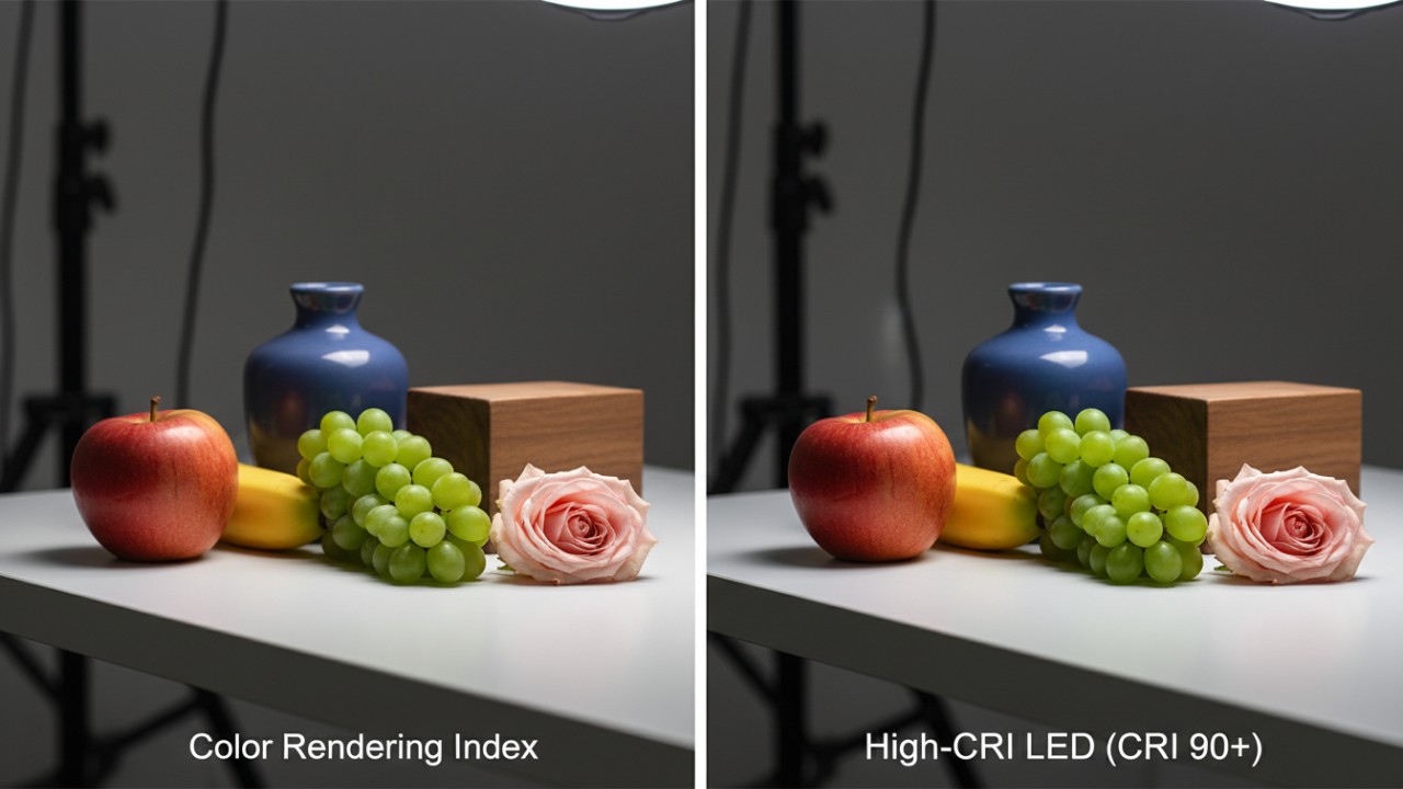 LED color rendering index (CRI)