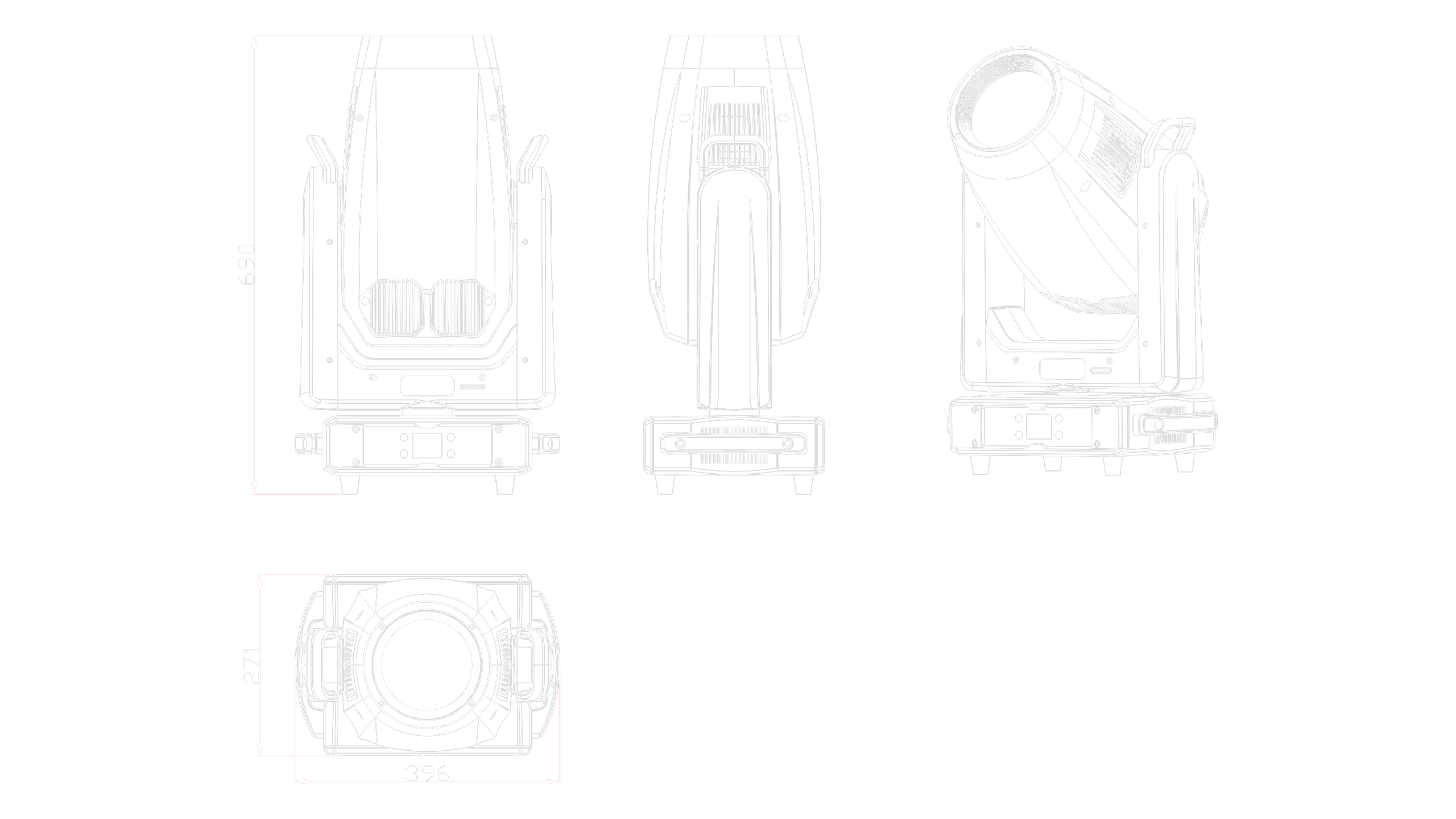 Three side views - VELLO